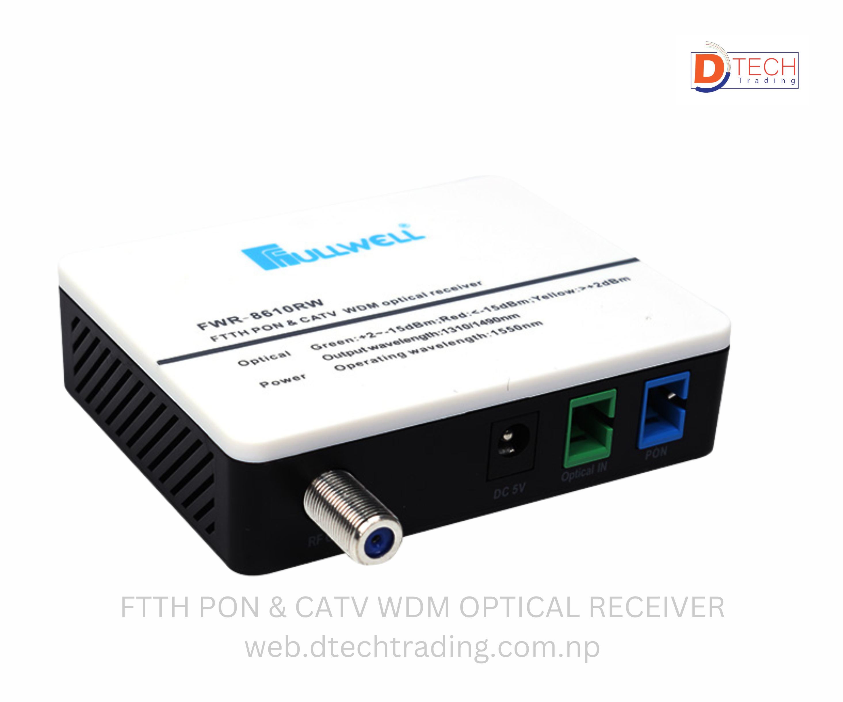 FTTH PON & CATV WDM OPTICAL RECEIVER